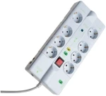 Πολύπριζο 8 θέσεων 1xUSB 1xRJ45 1xRJ11 1xCoaxial