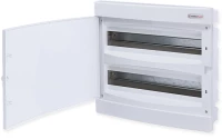 FLUSH MOUNTING 36 MODULES 2 ROWS WHITE DOOR