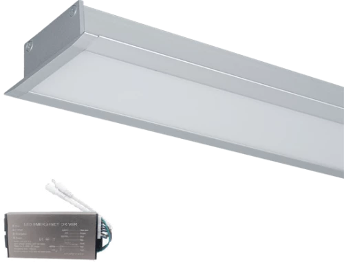 LED PROFIL FLUSH S77 24W 4000K 600mm GREY+ EM