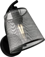 JASMINE WALL LAMP 1XE14 BLACK