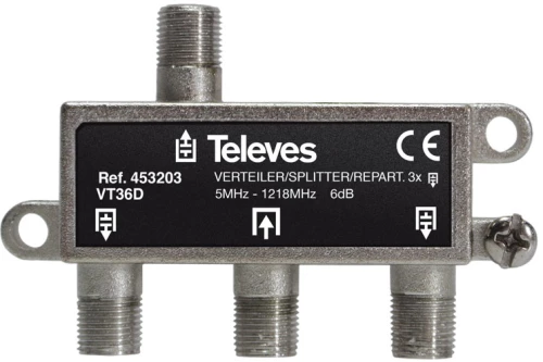 453203 splitter 3 ways F 5-1218 MHz