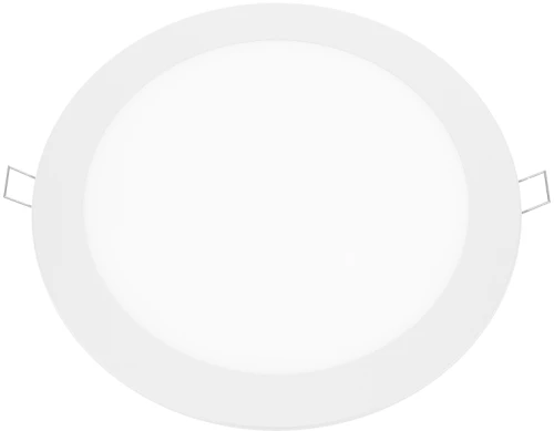 ΛΕΥΚΟ ΣΤΡΟΓΓΥΛΟ LED ΠΑΝΕΛ ΧΩΝΕΥΤΟ 18W 4000K 1800Lm Φ220mm 230V AC Ra80