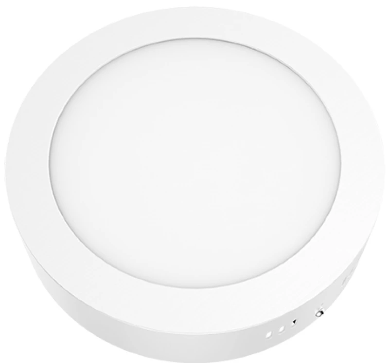 ΛΕΥΚΟ ΣΤΡΟΓΓΥΛΟ LED ΠΑΝΕΛ ΟΡΟΦΗΣ 12W 6500K 1100Lm Φ160mm 230V Ra80