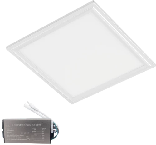 LED PANEL 48W 4000K 595x595x30mm WHITE FRAME IP44+ EM