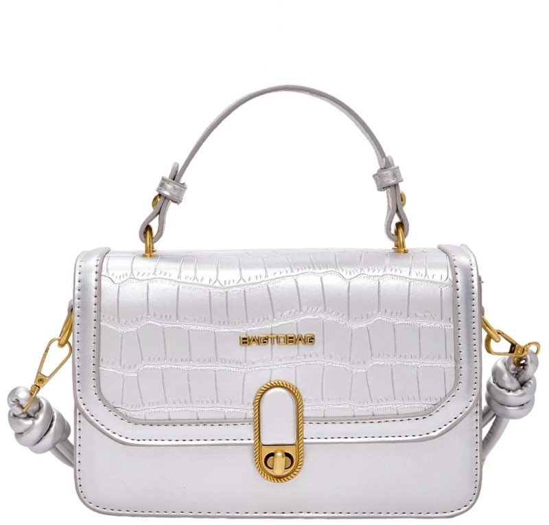 ΤΣΑΝΤΑ ΧΕΙΡΟΣ-ΧΙΑΣΤΙ SW-8878 - Ασημί Bag to Bag
