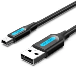 Vention usb 2.0 a Male to Mini-b Male Cable 1.5m Black pvc Type (Combg) (Vencombg)