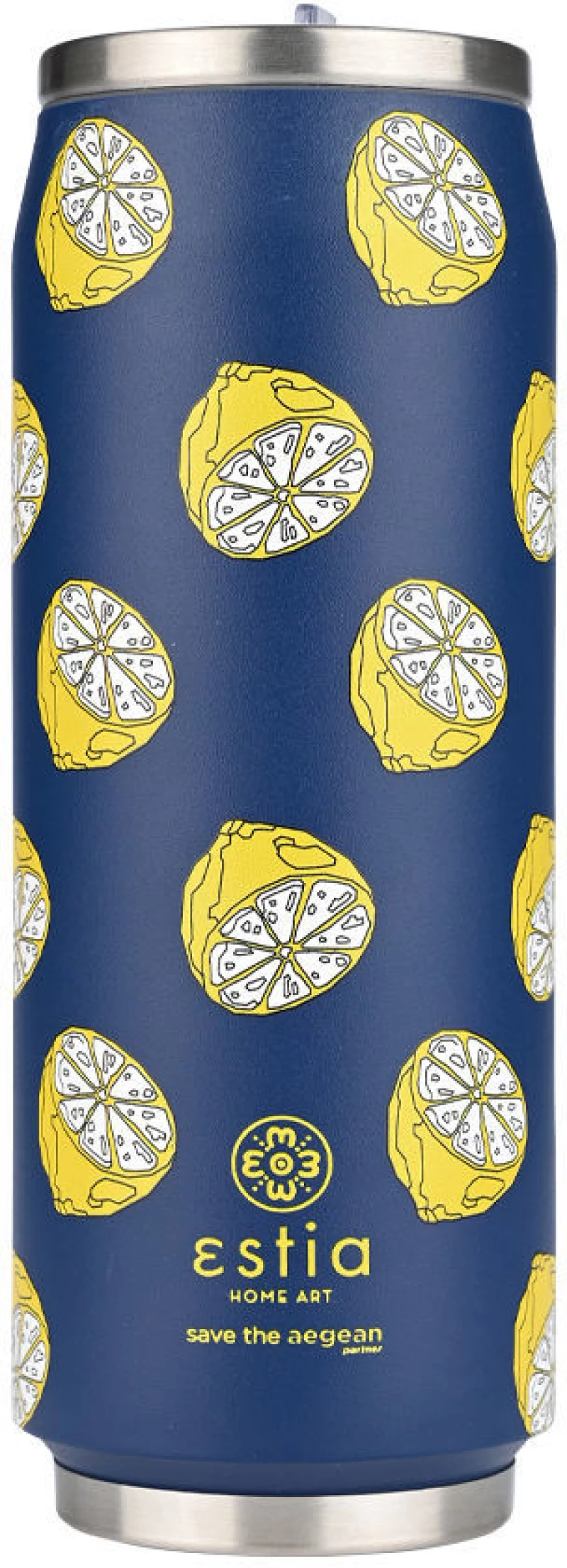 Estia Θερμος Travel cup Save the Aegean 500ml Citrus Infusion