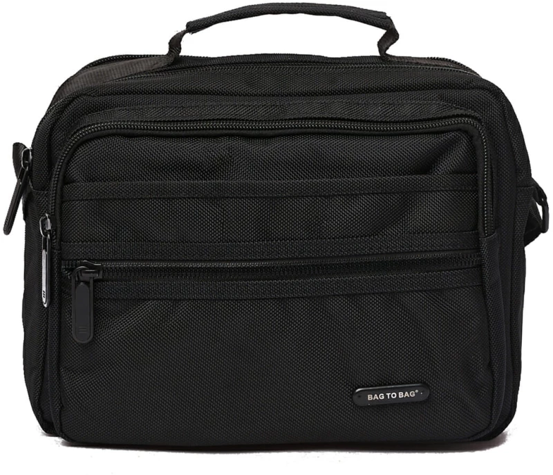 Τσαντάκι χειρός-χιαστί AM-21060 - Μαύρο Bag to Bag