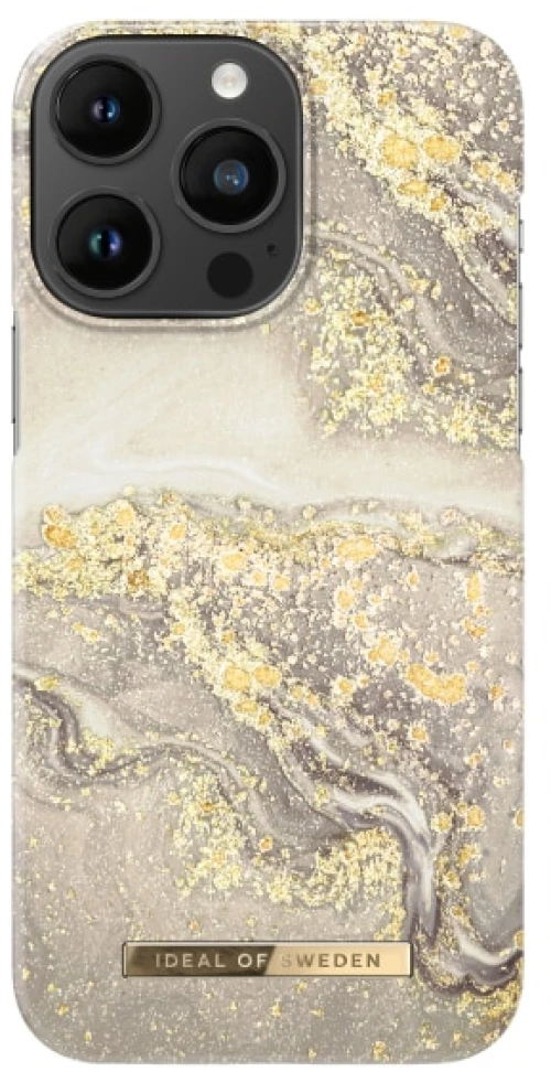 IDEAL OF SWEDEN Θήκη Fashion Case iPhone 14 Pro Max Sparkle Greige Marble IDFCSS19-I2267P-121