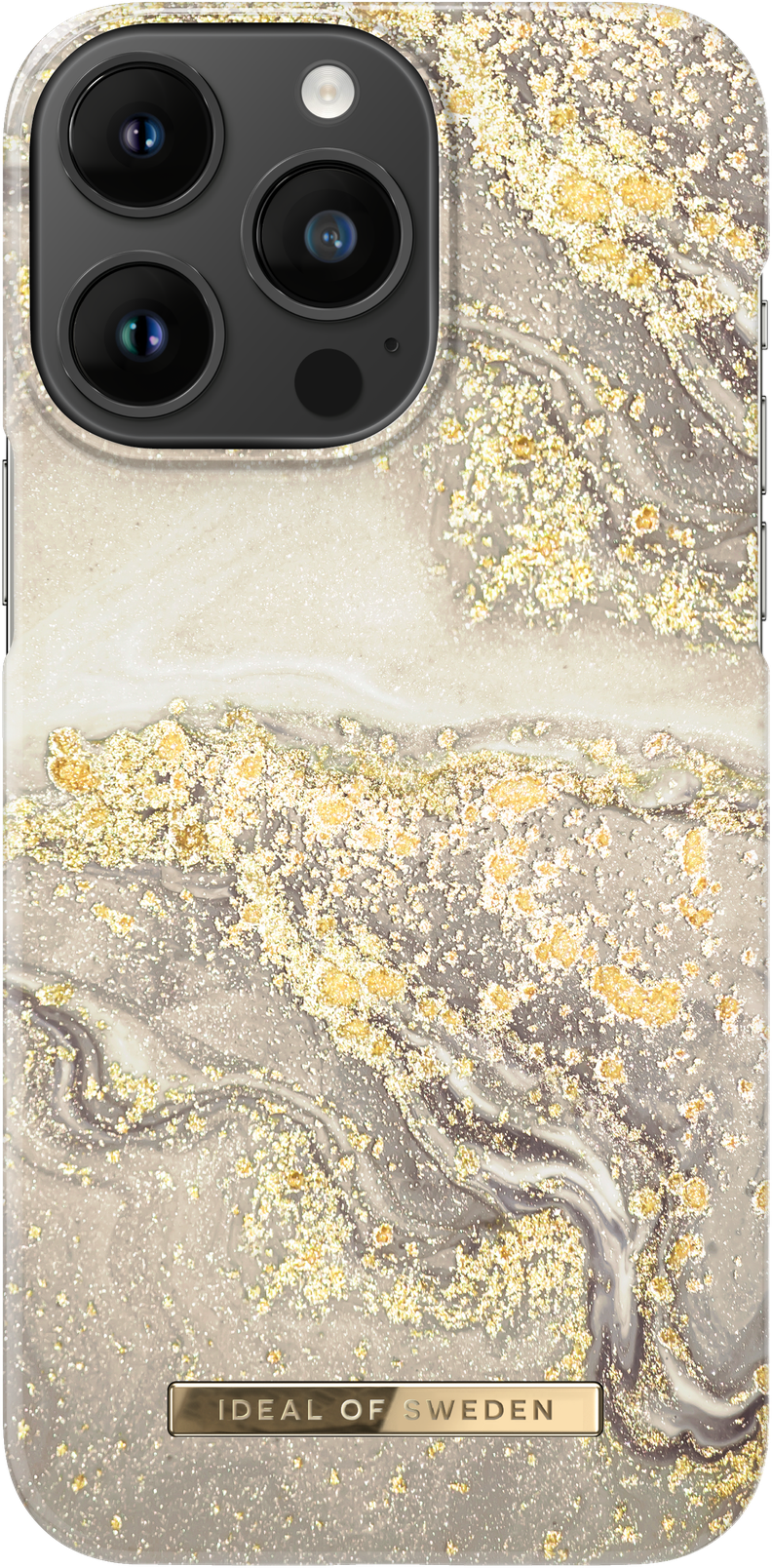 IDEAL OF SWEDEN Θήκη Fashion Case iPhone 14 Pro Max Sparkle Greige Marble IDFCSS19-I2267P-121