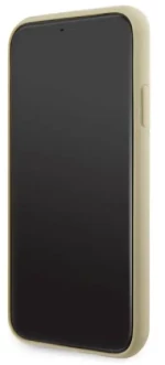 Guess® Rhinestones Triangle Metal Logo Collection iPhone 11 Pro Max - Χρυσό (GUHCN65HDGTPD)