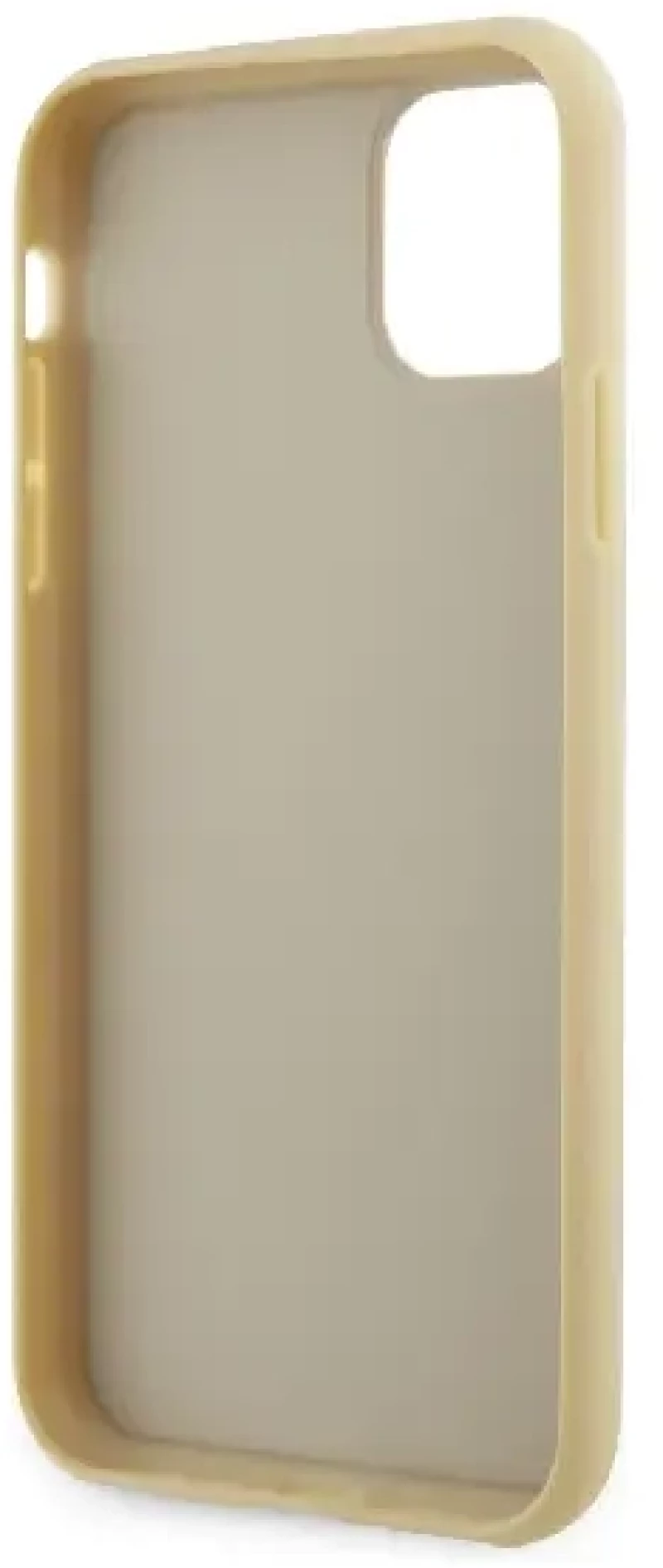 Guess® Rhinestones Triangle Metal Logo Collection iPhone 11 Pro Max - Χρυσό (GUHCN65HDGTPD)
