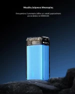 VEGER® V55001 Power Bank  50.000mah PD22.5W με 3 Θύρες USB-A , USB-Micro, USB-C Μαύρο