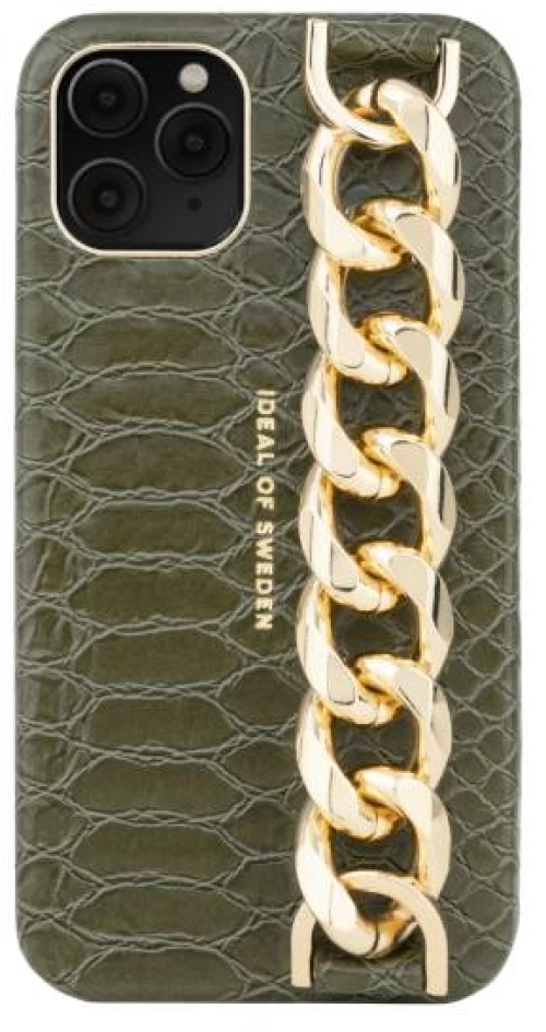 IDEAL OF SWEDEN® Statement Case Chain Handle iPhone 11 Pro/XS/X Green Snake (IDSCAW20-1958-226)