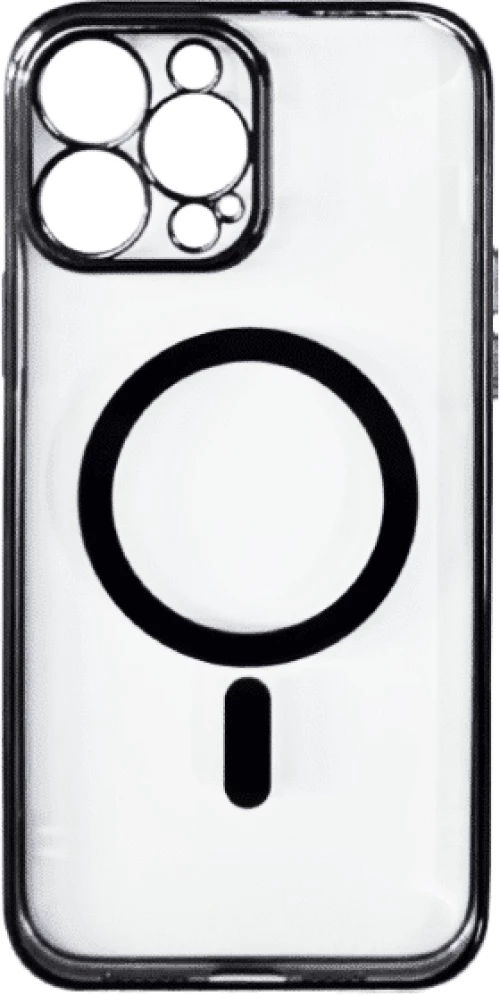 Tel Protect® Θήκη Διάφανη Magsafe Luxury iPhone 13 Pro Max με Μαύρο Περίγραμμα