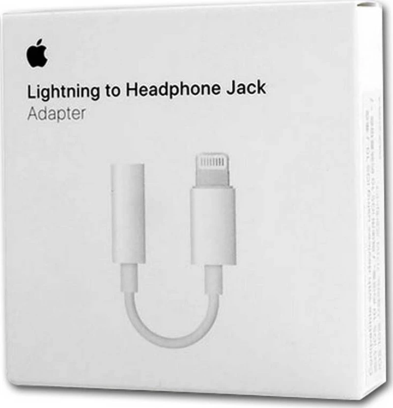 Apple Αντάπτορας Handsfree Lighting to 3,5mm Χρώματος Λευκό