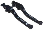 ΜΑΝΕΤΕΣ YAMAHA MT07 2014-2015 ΣΠΑΣΤΕΣ ΡΥΘΜΙΖΟΜΕΝΕΣ ΜΑΥΡΕΣ ΜΕ LOGO