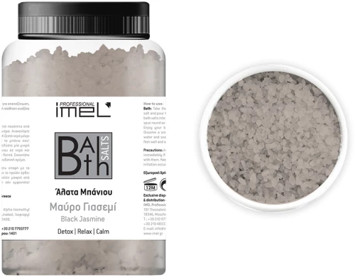 Imel Άλατα για το Μπάνιο - 1kg - Μαύρο Γιασεμί