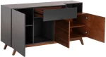 ΜΠΟΥΦΕΣ FB99747 MDF ΜΕ ΚΑΡΥΔΙ & ΣΚΟΥΡΟ ΓΚΡΙ ΚΑΠΛΑΜΑ 167x28-40x80Υεκ.
