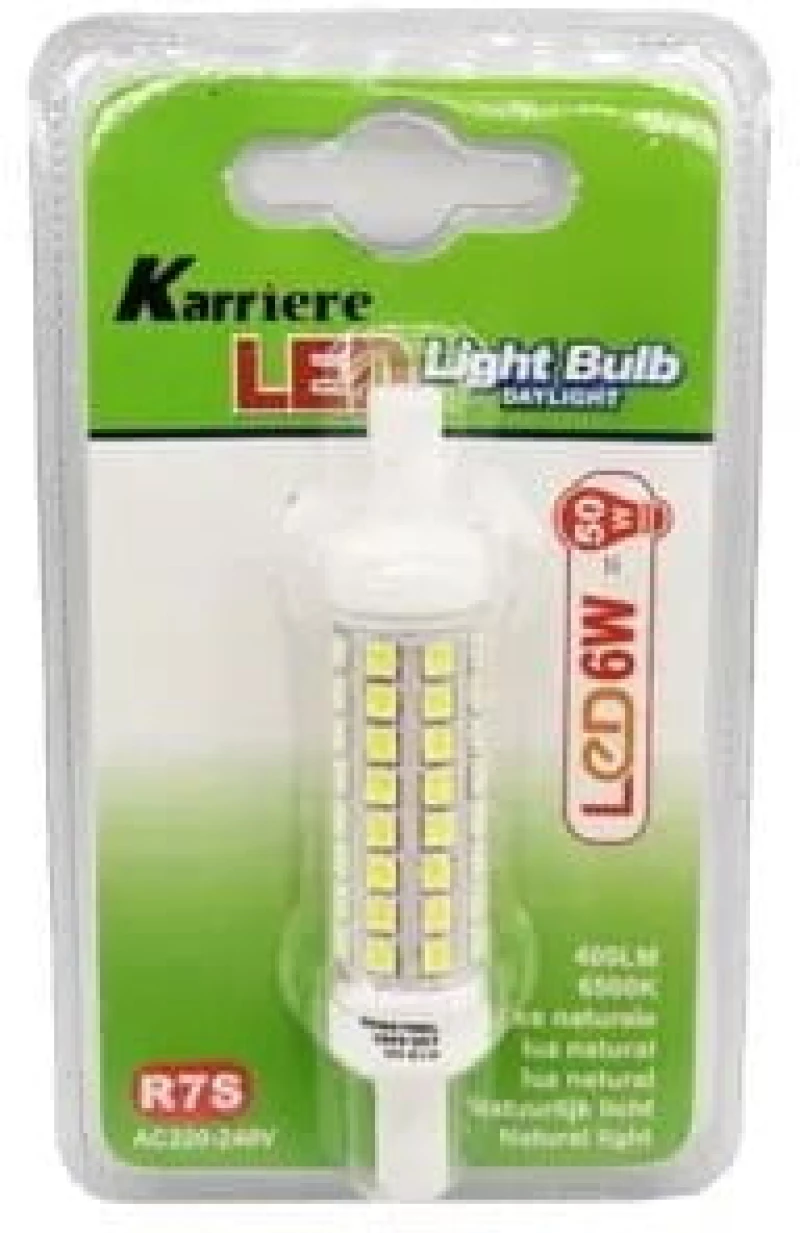 KARRIERE LED λάμπα 9W – LED light bulb 6W R7S 15535
