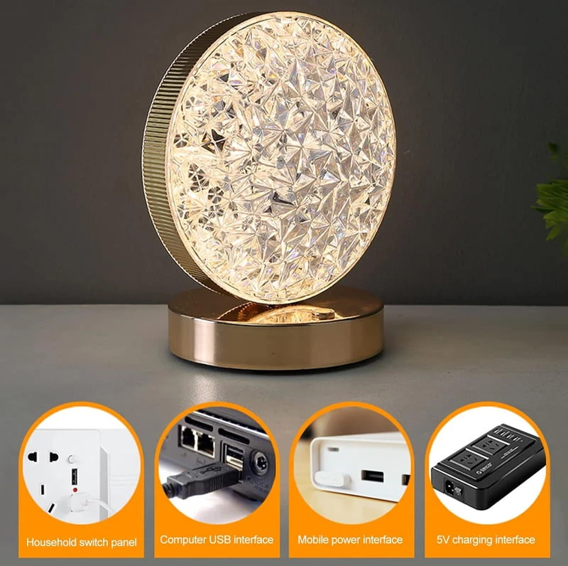 Επιτραπέζιο Φωτιστικό με USB 700K-6500K - USB Highlight three gear lamp Model:8210 002462