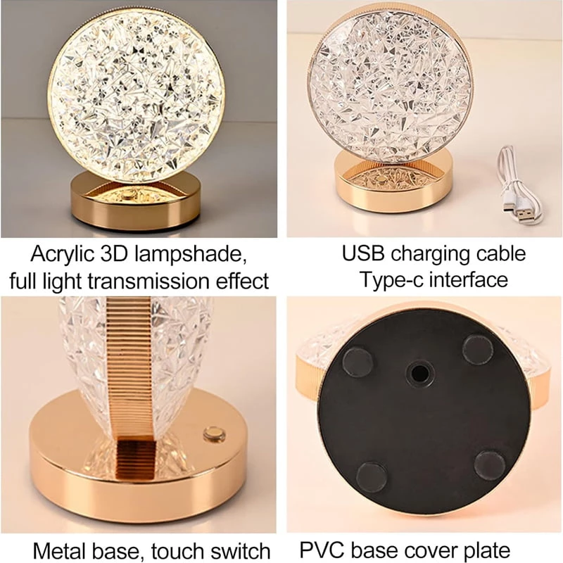 Επιτραπέζιο Φωτιστικό με USB 700K-6500K - USB Highlight three gear lamp Model:8210 002462