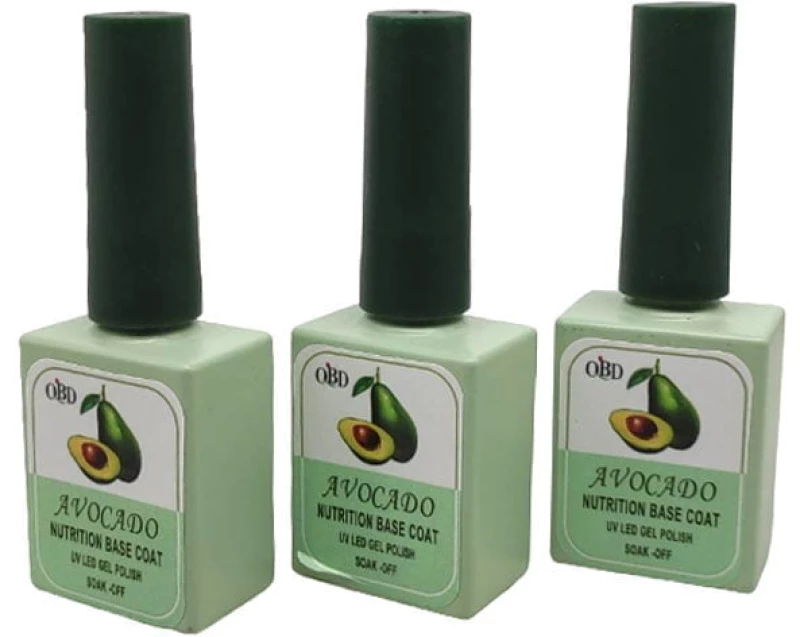 QBD base coat 15ml x 3τμχ - Nutrition base coat gel polish