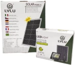 LYLU Ηλιακός προβολέας με τηλεχειριστήριο 100W LY6740 - Solar light Z694601