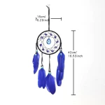 Κρεμαστό διακοσμητικό ονειροπαγίδα 42cm - Hanging decoration dreamcatcher 0101022