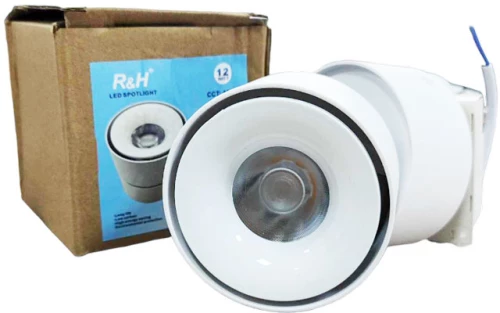 R&H LED λάμπα σποτάκι θερμός φωτισμός 12W 4000K 85-265V - LED Spot Light 0114055