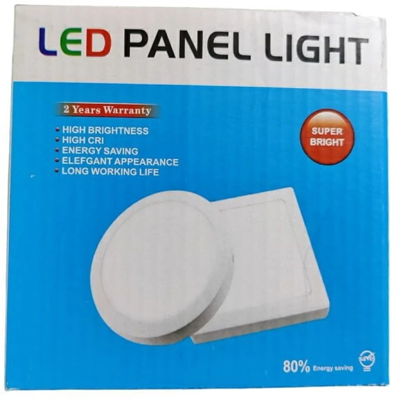 LED φωτιστικό οροφής λευκό φως 24W - LED PANEL SQUARE 220V WHITE 4300099