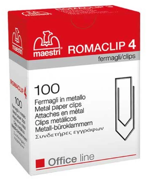Συνδετήρες Roma Clip No.4