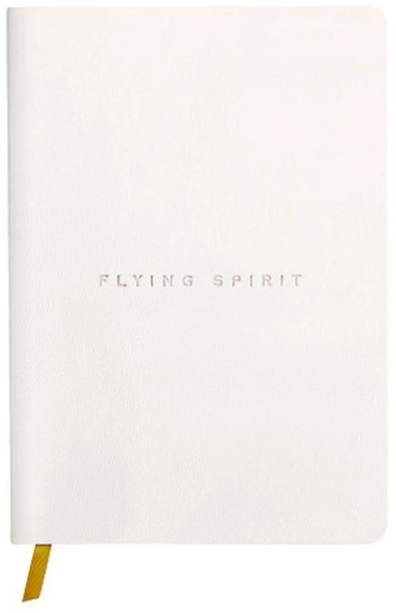 Σημειωματάριο Clairefontaine A5 Δερματίνη Flying White 104946