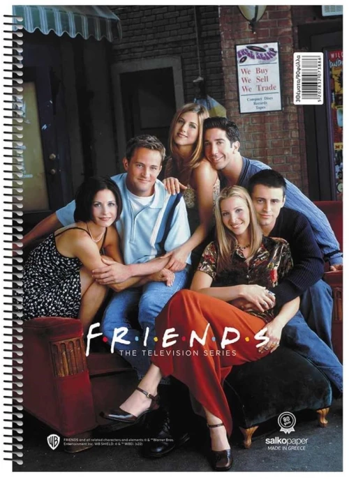 Τετράδιο Σπιράλ 17x25 Salko Friends Vol.1.2 3Θεμ. 90φυλ.