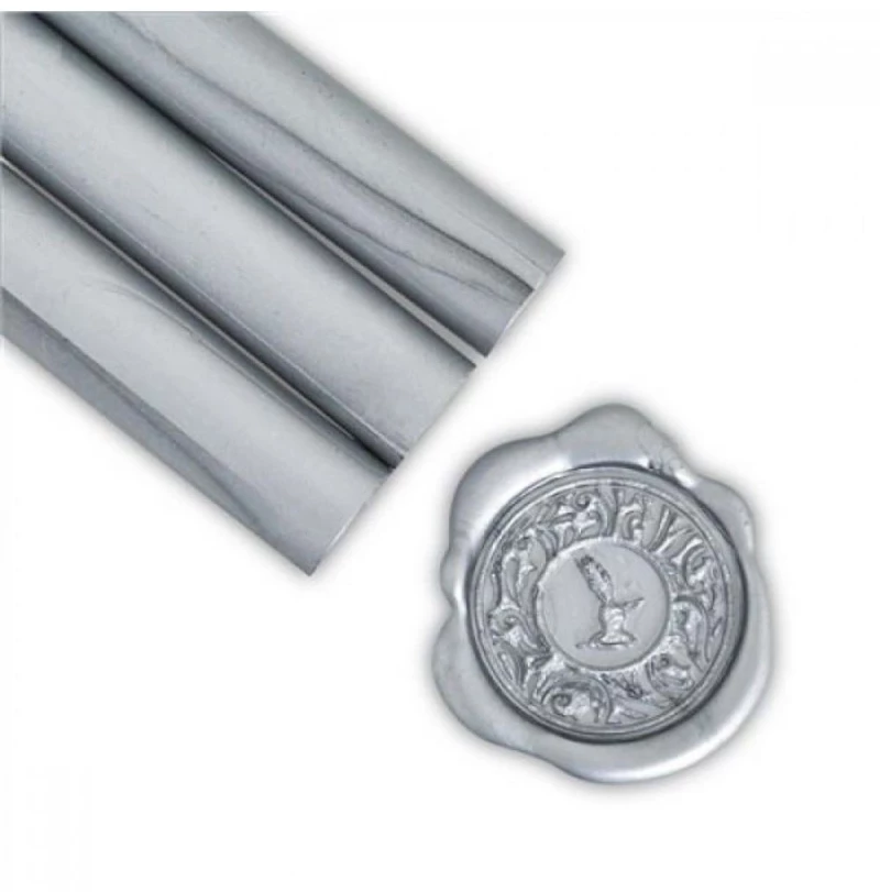 Βουλοκέρι 13,5 Cm Σε Ράβδο 11mm Antique Silver