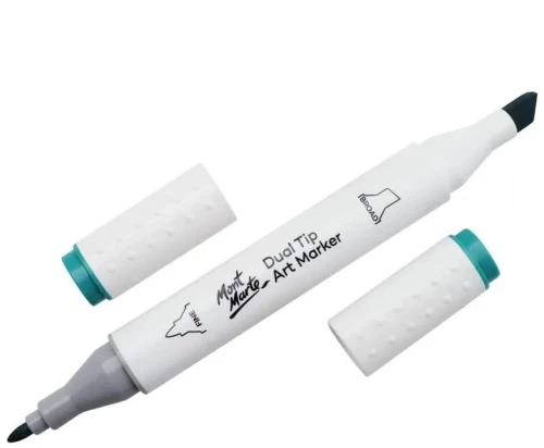Μαρκαδόρος Διπλής Μύτης Mont Marte Art Marker G1 Teal (57 Turquoise Green Light )  MGRD0034