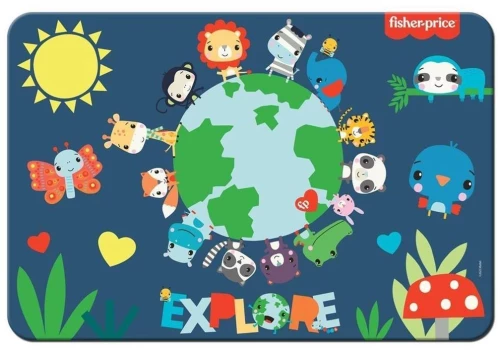 Σουπλά 43x29cm Fisher Price Rainbow