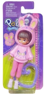Mattel Polly Pocket: Friend Clips Doll With Hoodie Bunny (Hrd63)