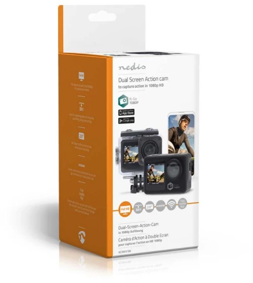 Nedis Action cam 1080p@30fps 12mp up to 32 gb Microsd (Acam31bk) (Nedacam31bk)