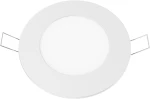 ΛΕΥΚΟ ΣΤΡΟΓΓΥΛΟ LED ΠΑΝΕΛ ΧΩΝΕΥΤΟ 6W 4000K 470Lm Φ119mm 230V AC Ra80