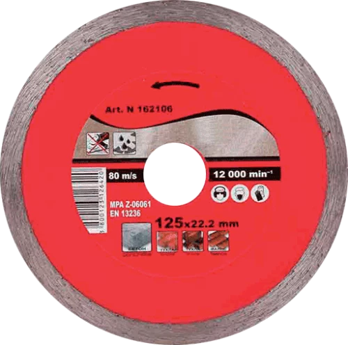 DIAMOND CUTTING DISC WET 115x22.2mm