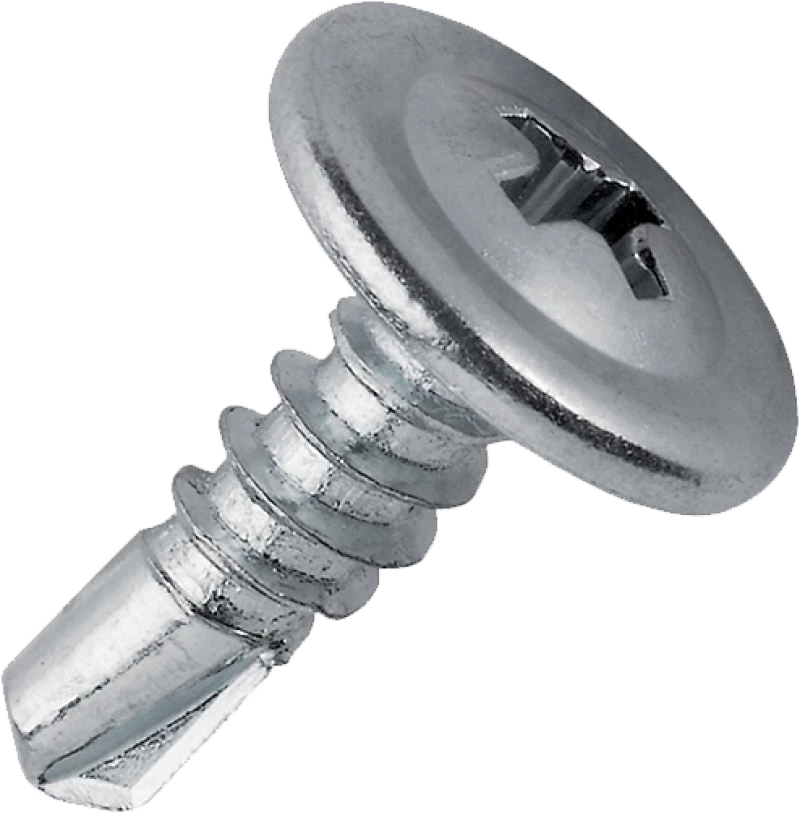 SELF DRILLING SCREW WITH TRUSS WASHER HEAD PH2 4.2x25mm