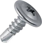 SELF DRILLING SCREW WITH TRUSS WASHER HEAD PH2 4.2x25mm