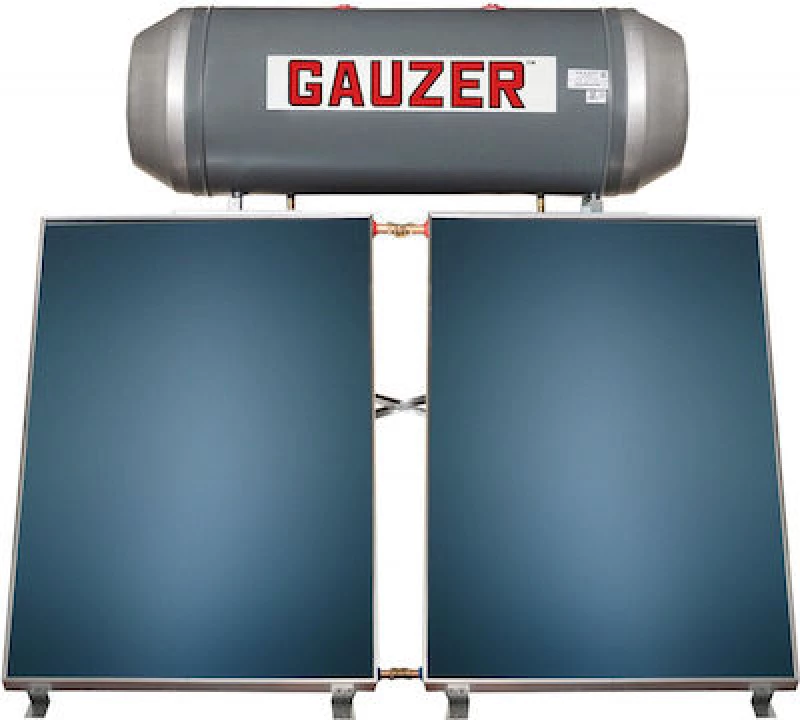 Gauzer Optima Max S Ηλιακός Θερμοσίφωνας 200lt Glass Τριπλής Ενέργειας Αντλίας Θερμότητας 4τ.μ. Επιλεκτικός