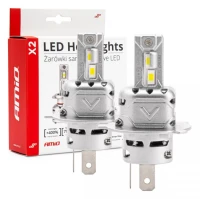ΛΑΜΠΕΣ LED AMIO H4 10-16V 72W 6.500K 7920LM CANBUS (ΑΝΕΜΙΣΤΗΡΑΚΙ) X2 SERIES 2ΤΕΜ.