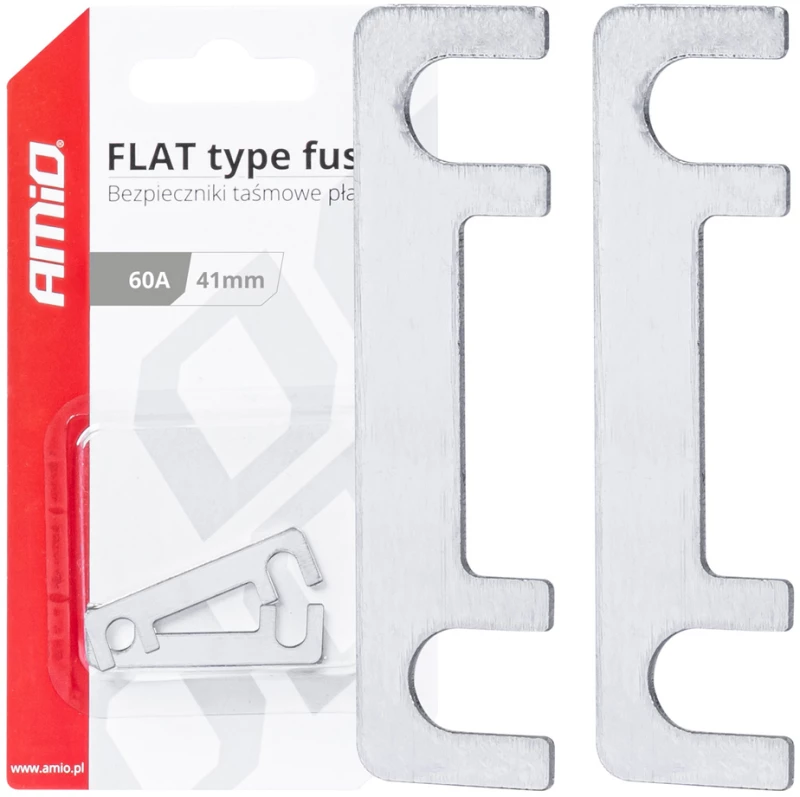 ΑΣΦΑΛΕΙΕΣ FLAT 41mm 60A AMIO - 2 Τεμ.