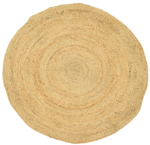 Χαλί Solon Inart φυσικό γιούτα 120x120x1εκ