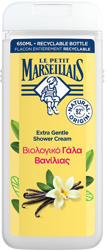Le Petit Marseillais Γάλα Βανίλιας Αφρόλουτρο 650ml