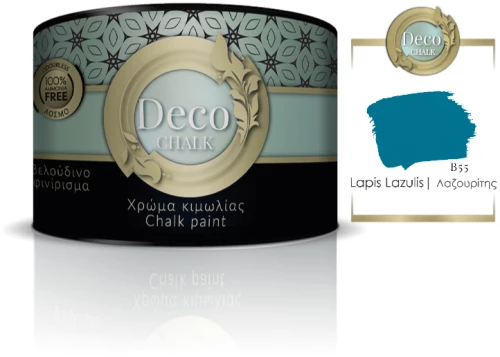 Χρώμα κιμωλίας νερού Deco Chalk Paint 375ml - B55 Λαζουρίτης