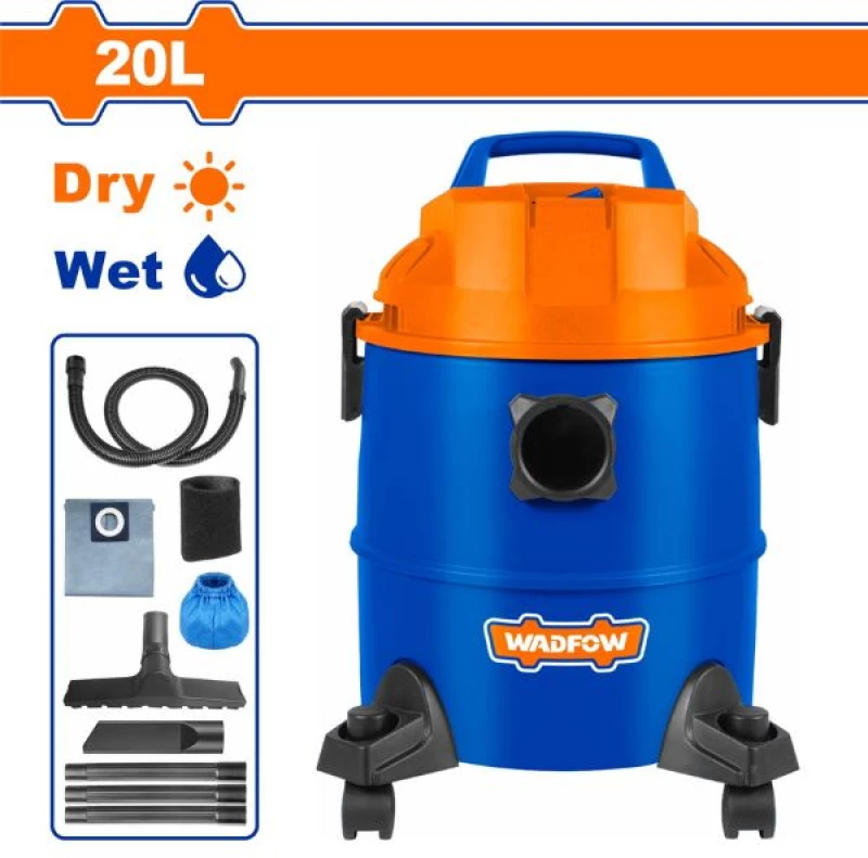 Σκούπα ξηράς & υγρής αναρρόφησης 1.200W / 20Lit WADFOW WVR2A20
